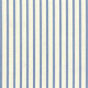 AU MAISON Wachstuch Ribbons Soft Blue, Streifen, creme blau, beschichtete Baumwolle